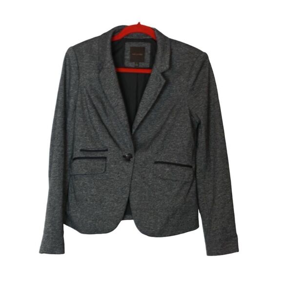 The Limited Gray One Button Blazer, Size 8 - Picture 5 of 6